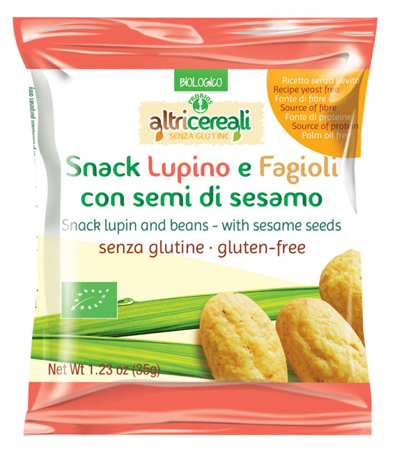 ALTRICEREALI SNACK LUPINO E FAGIOLI CON SEMI DI SESAMO 35 G - farmascienza.it