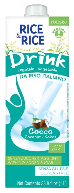 RICE&RICE BEVANDA DI RISO E COCCO 1 L - farmascienza.it