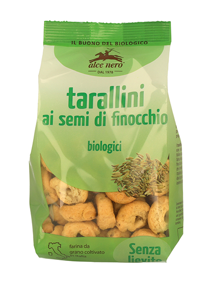 TARALLINI PUGLIESI AL FINOCCHIO BIO 250 G - farmascienza.it