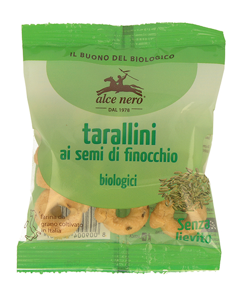 TARALLINI PUGLIESI AL FINOCCHIO BIO 40 G - farmascienza.it