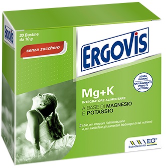 ERGOVIS MG+K SENZA ZUCCHERO 20 BUSTINE 5 G - farmascienza.it