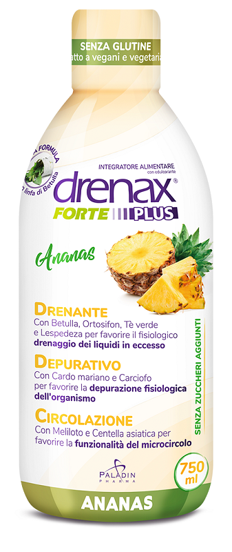 DRENAX FORTE PLUS ESOTICO CON ESTRATTO D'ANANAS 750 ML - farmascienza.it
