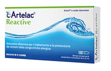 ARTELAC REACTIVE SOLUZIONE OFTALMICA MONODOSE 10 UNITA' DA 0,5 ML - farmascienza.it