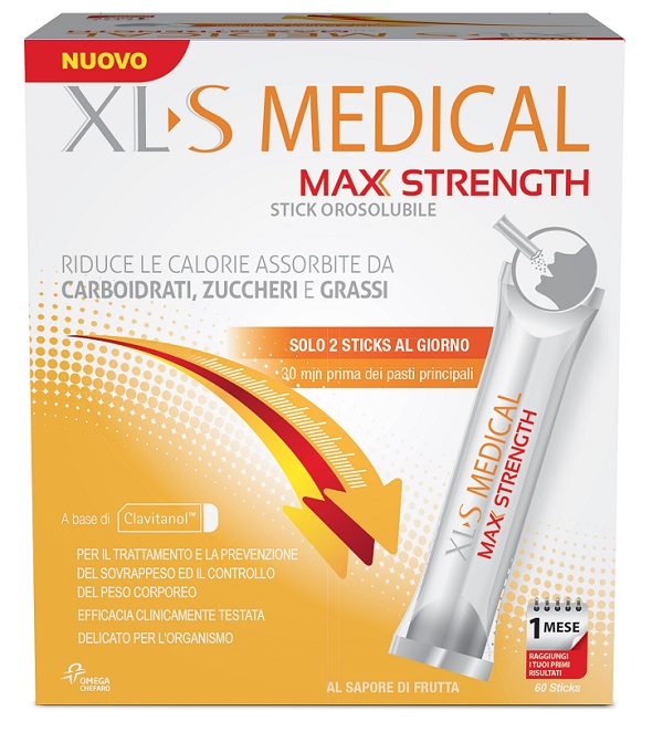 XLS MEDICAL MAX STRENGTH 60 STICK OROSOLUBILI - farmascienza.it