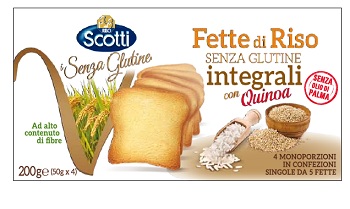 FETTE DI RISO INTEGRALE CON QUINOA 200 G - farmascienza.it