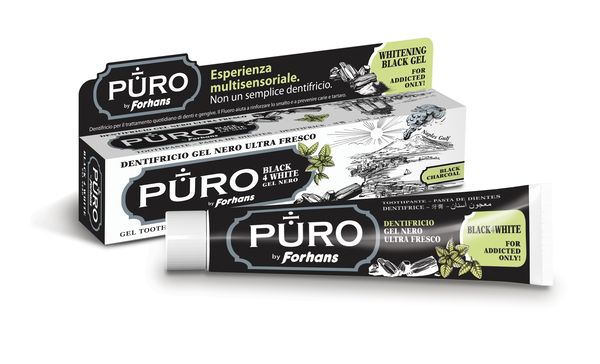 DENTIFRICIO FORHANS GEL BLACK4WHITE - farmascienza.it
