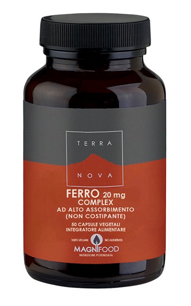 COMPLESSO DI FERRO AD ALTO ASSORBIMENTO 20 MG 50 CAPSULE - farmascienza.it