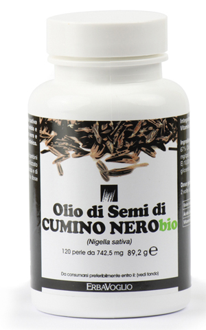 OLIO SEMI CUMINO NERO BIO - 120 PERLE - farmascienza.it