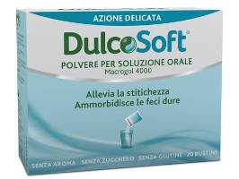 DULCOSOFT POLVERE PER SOLUZIONE ORALE 20 BUSTINE - farmascienza.it