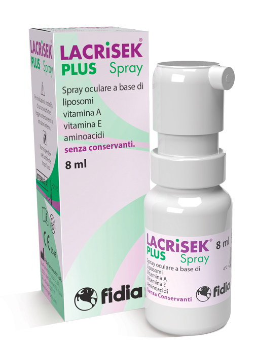 LACRISEK PLUS SPRAY SENZA CONSERVANTI SOLUZIONE OFTALMICA 8 ML - farmascienza.it