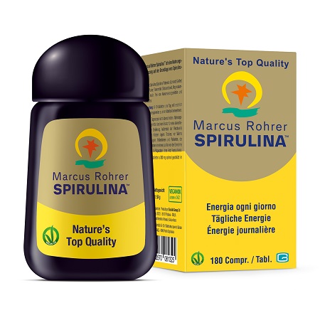 SPIRULINA MARCUS ROHRER RICARICA 180 COMPRESSE - farmascienza.it