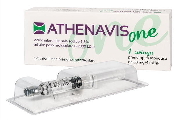 SIRINGA INTRA-ARTICOLARE ATHENAVIS ONE ACIDO IALURONICO 1,5% 4 ML - farmascienza.it