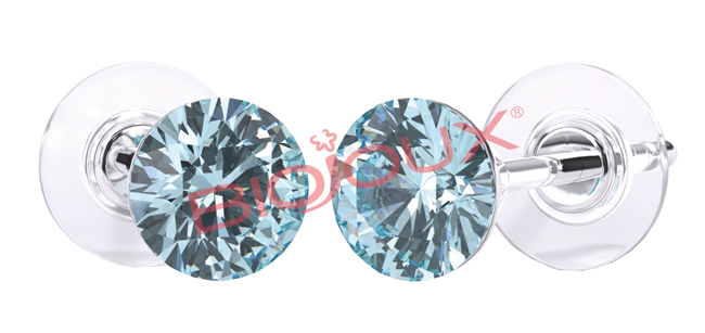 ORECCHINI STERILI BJT945 SWA CRYSTAL AQUAMARINE - farmascienza.it