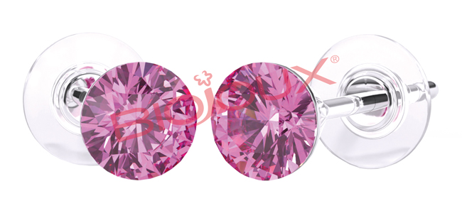 ORECCHINI STERILI BJT946 SWA CRYSTAL ROSE - farmascienza.it