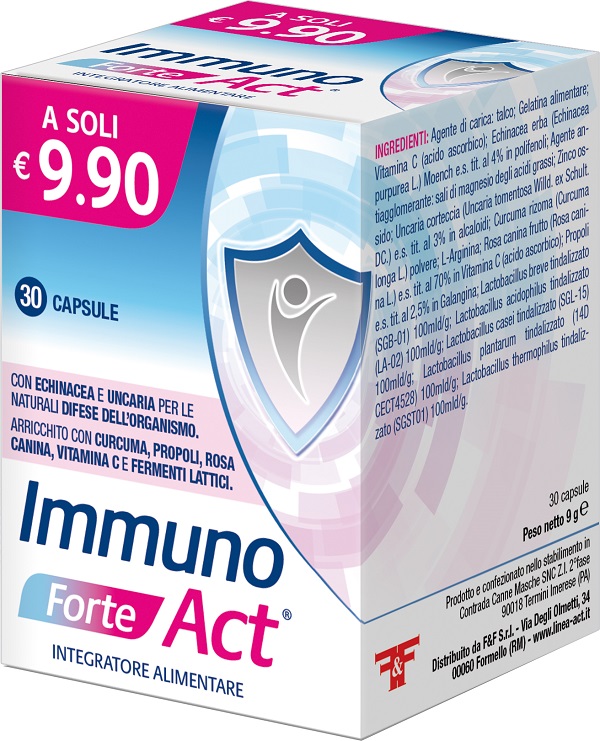 IMMUNO FORTE ACT 30 CAPSULE - farmascienza.it