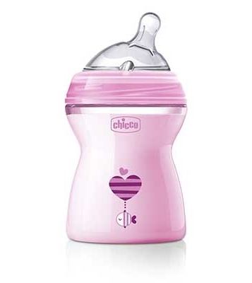 CHICCO BIBERON NATFEEL 2M+ GIRL 250 ML - farmascienza.it