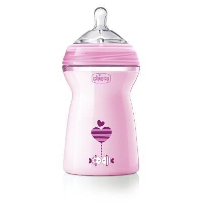 CHICCO BIBERON NATFEEL 6M+ GIRL 330 ML - farmascienza.it