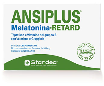 ANSIPLUS RETARD MELATONINA 20 COMPRESSE BISTRATO FAST SLOW 955 MG - farmascienza.it