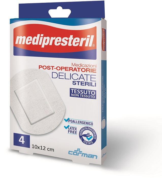 MEDIPRESTERIL MEDICAZIONI POST OPERATORIE DELICATE 10 X 12 5 PEZZI - farmascienza.it