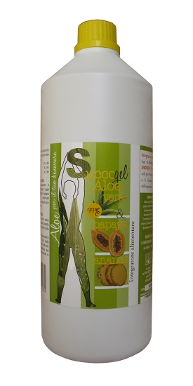 SUCCO GEL ALOE VERA 99% PAPAIA E ANANAS 1000 ML - farmascienza.it