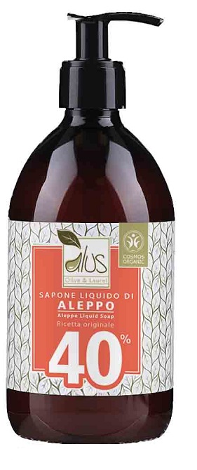 ALUS OLIVE & LAUREL SAPONE LIQUIDO DI ALEPPO 40% 500 ML - farmascienza.it
