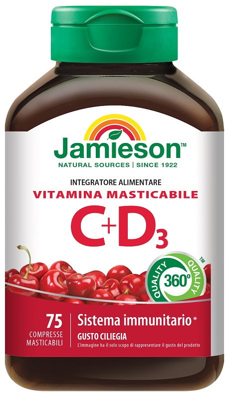 JAMIESON VITAMINA C 500 + D 75 COMPRESSE - farmascienza.it