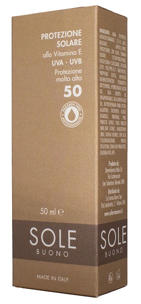 SOLE BUONO PROTEZIONE SOLARE MOLTO ALTA SPF50 50 ML - farmascienza.it