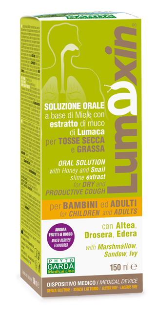 LUMAXIN DISPOSITIVO MEDICO SCIROPPO ADULTI/BAMBINI 150 ML - farmascienza.it