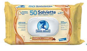 SANO E BELLO SALVIETTE DETERGENTI NF ALLA VANIGLIA E CANNELLA 50 PEZZI - farmascienza.it