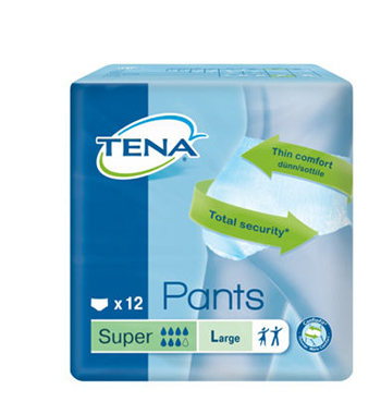 PANNOLONE PULL UP TENA PANTS SUPER TAGLIA LARGE 12 PEZZI - farmascienza.it