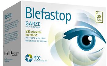 BLEFASTOP GARZA CON HY-TER IN COTONE PIEGATA CON FILO DI BARIO 28 PEZZI - farmascienza.it
