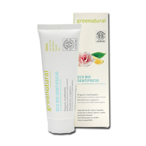 GREENATURAL DENTIFRICIO OMEO TE' VERDE E LIMONE BIO 75 ML - farmascienza.it