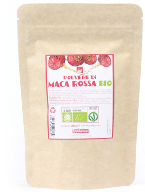 MACA ROSSA POLVERE BIO 200 G - farmascienza.it