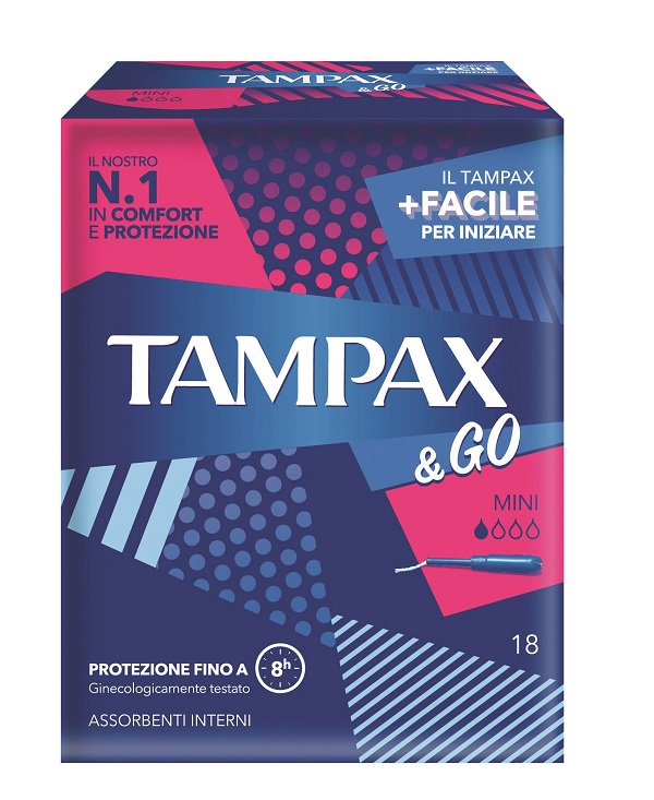 TAMPAX & GO MINI 18 PEZZI - farmascienza.it