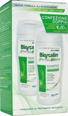 BIOSCALIN PHYSIOGENINA SHAMPOO FORTIFICANTE RIVITALIZZANTE COFANETTO 2 FLACONI - farmascienza.it