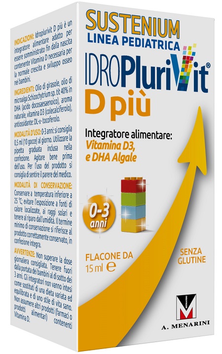 IDROPLURIVIT D+ SUSTENIUM 15 ML - farmascienza.it