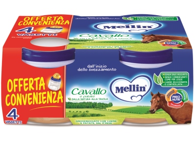 MELLIN OMOGENEIZZATO CAVALLO 4 X 80 G - farmascienza.it