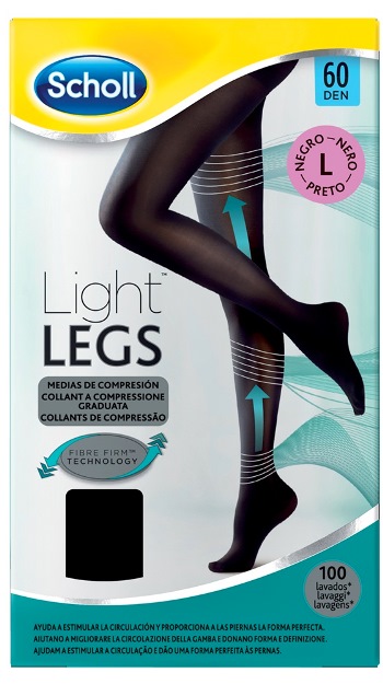 SCHOLL LIGHTLEGS 20 DENARI TAGLIA L COLORE NERO 1 PAIO - farmascienza.it