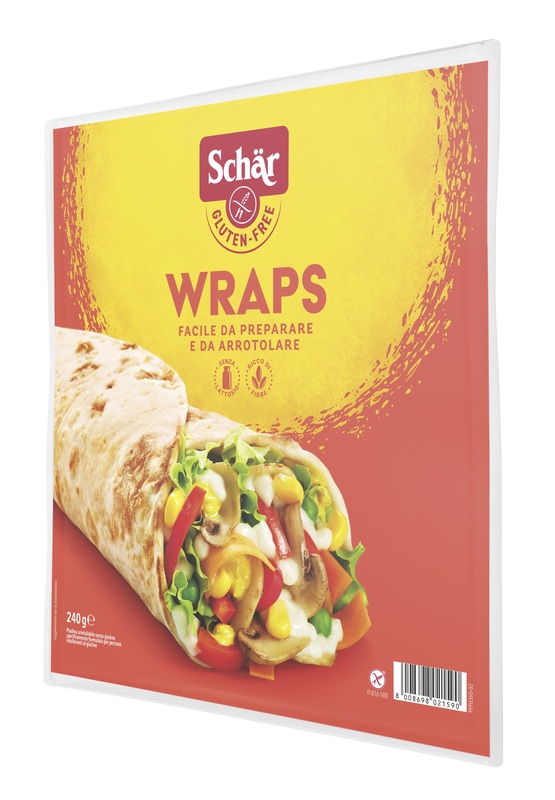SCHAR WRAPS PIADINA ARROTOLABILE SENZA LATTOSIO 240 G - farmascienza.it