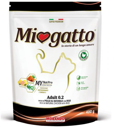MIOGATTO STERILIZZATO POLLO NATURALE 400 G - farmascienza.it
