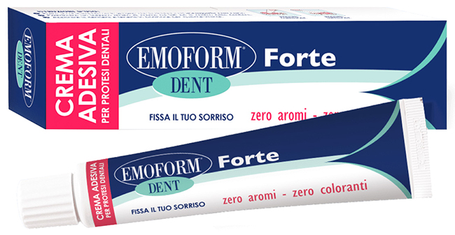 CREMA ADESIVA EMOFORM DENT FORTE PER PROTESI DENTALI 70 G TAGLIO PREZZO - farmascienza.it