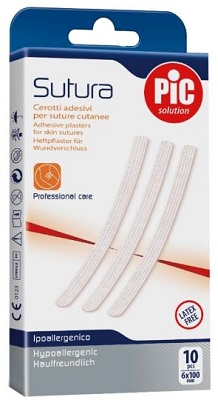 CEROTTO PER SUTURA PIC SOLUTION 6 X 100 MM 10 PEZZI - farmascienza.it