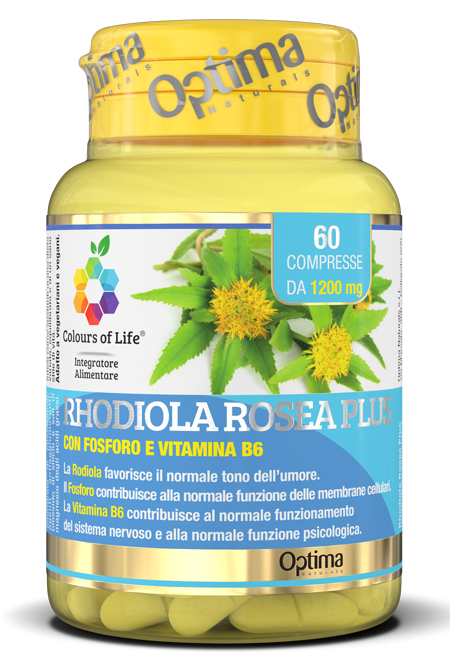 COLOURS OF LIFE RHODIOLA ROSEA PLUS 60 COMPRESSE 1200 MG - farmascienza.it