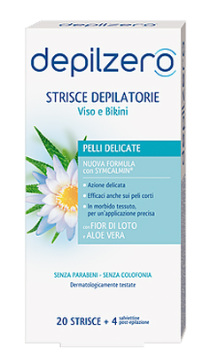 DEPILZERO STRISCE VISO E BIKINI 20 PEZZI - farmascienza.it
