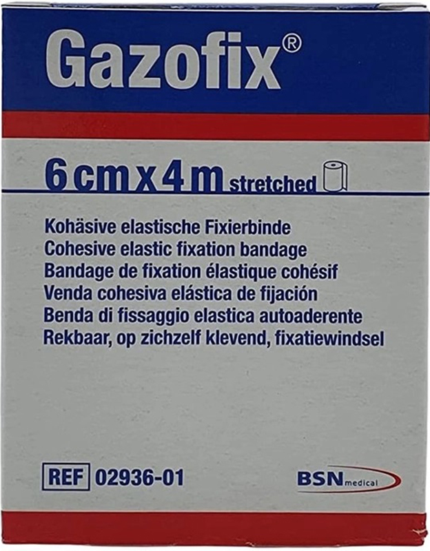 BENDA ELASTICA AUTOADESIVA GAZOFIX 6X400 CM - farmascienza.it