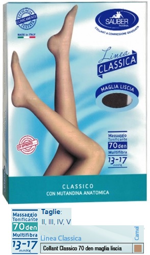 SAUBER CLASSICO COLLANT 70 DENARI MAGLIA LISCIA CAMEL 2 - farmascienza.it