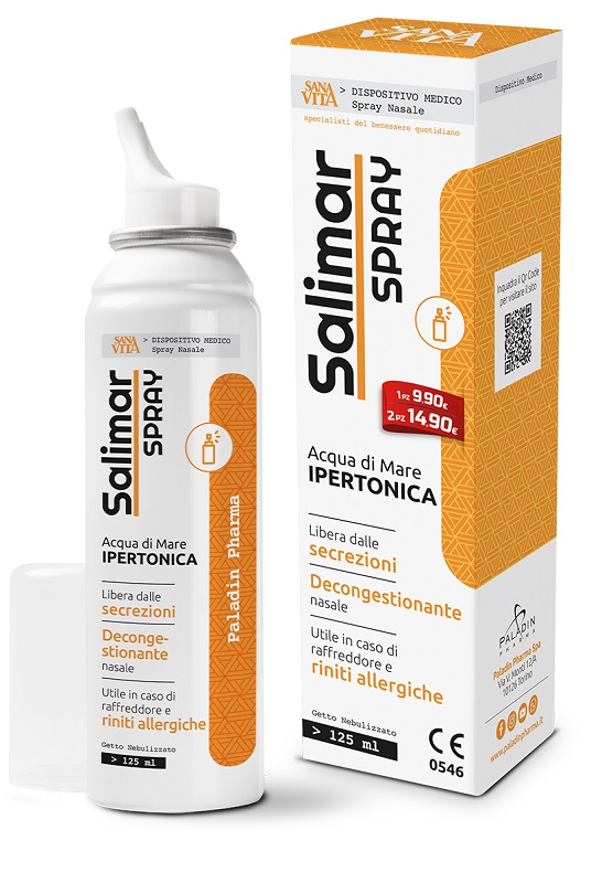 SANAVITA SALIMAR SOLUZIONE IPERTONICA 125 ML - farmascienza.it