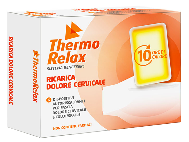 THERMORELAX RICARICA PER FASCIA DOLORE CERVICALE 6 DISPOSITIVI AUTORISCALDANTI - farmascienza.it