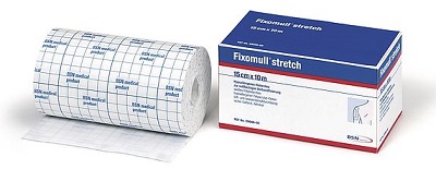 FASCIA AUTOADESIVA IPOALLERGENICA FIXOMULL STRETCH PER FISSAGGIO CATETERI M 5 X 5 CM - farmascienza.it