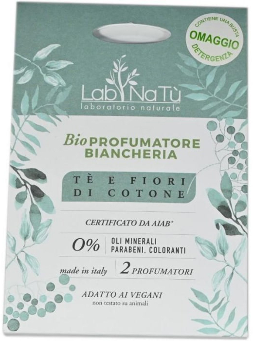 LAB NATU' PROFUMATORI BIO TE' E FIORI DI COTONE PER ARMADI E CASSETTI - farmascienza.it